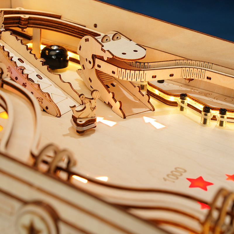 ROKR 3D Pinball Machine 3D Wooden Puzzle