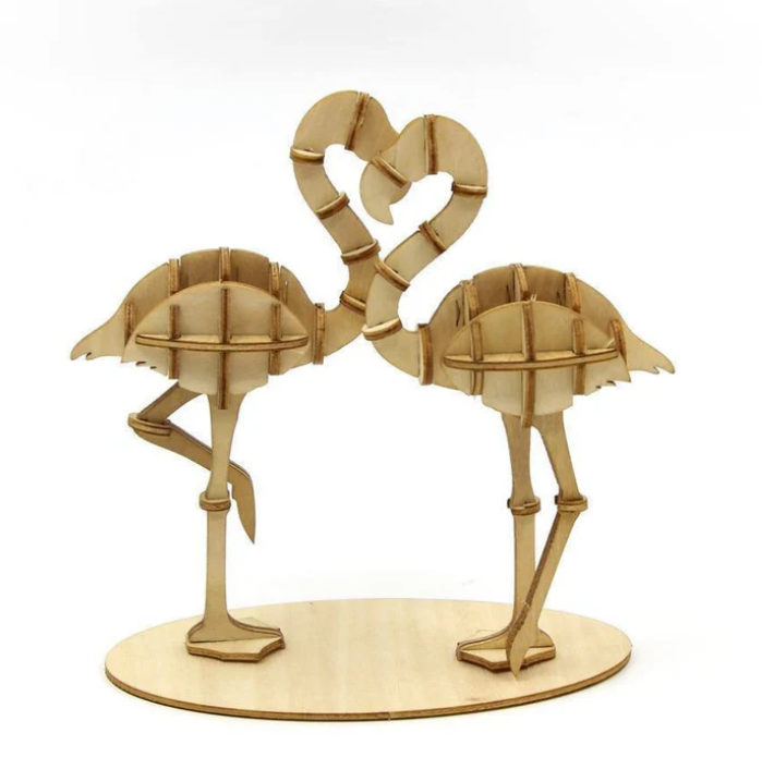 Flamingo Wooden Puzzle by JIGZLE