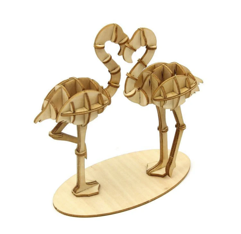 Flamingo Wooden Puzzle by JIGZLE