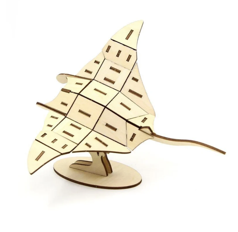 Manta Ray Wooden Puzzle by JIGZLE