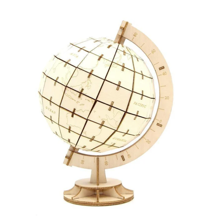 Globe Wooden Puzzle By JIGZLE