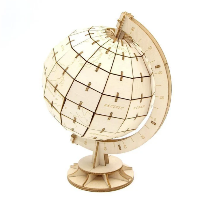 Globe Wooden Puzzle By JIGZLE