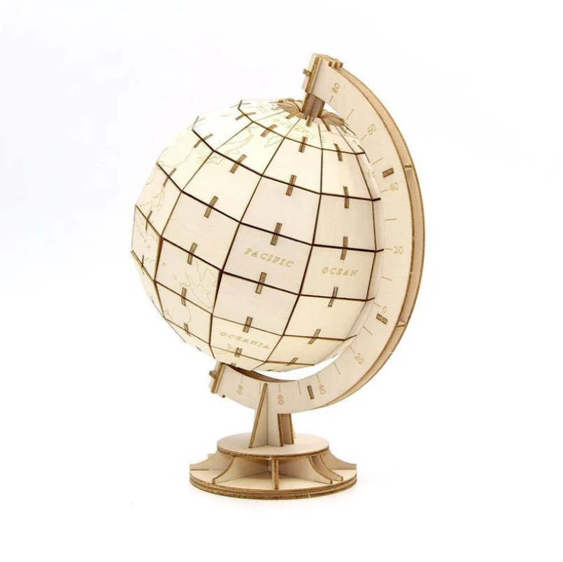 Globe Wooden Puzzle By JIGZLE