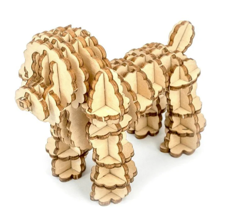 Toy Poodle Wooden Puzzles by JIGZLE