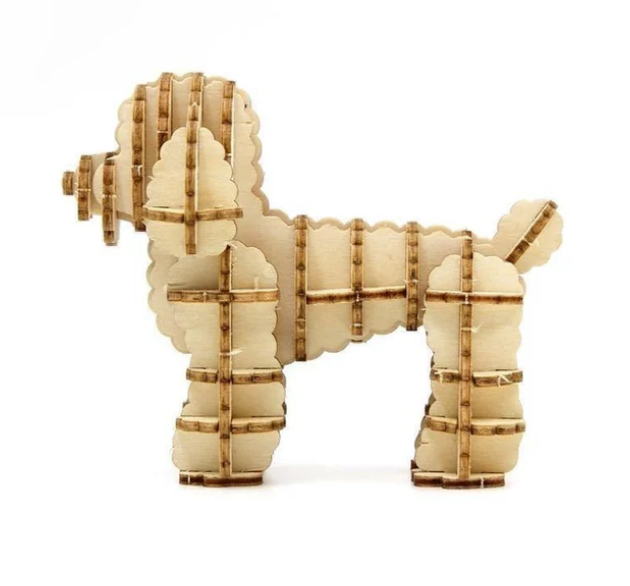 Toy Poodle Wooden Puzzles by JIGZLE