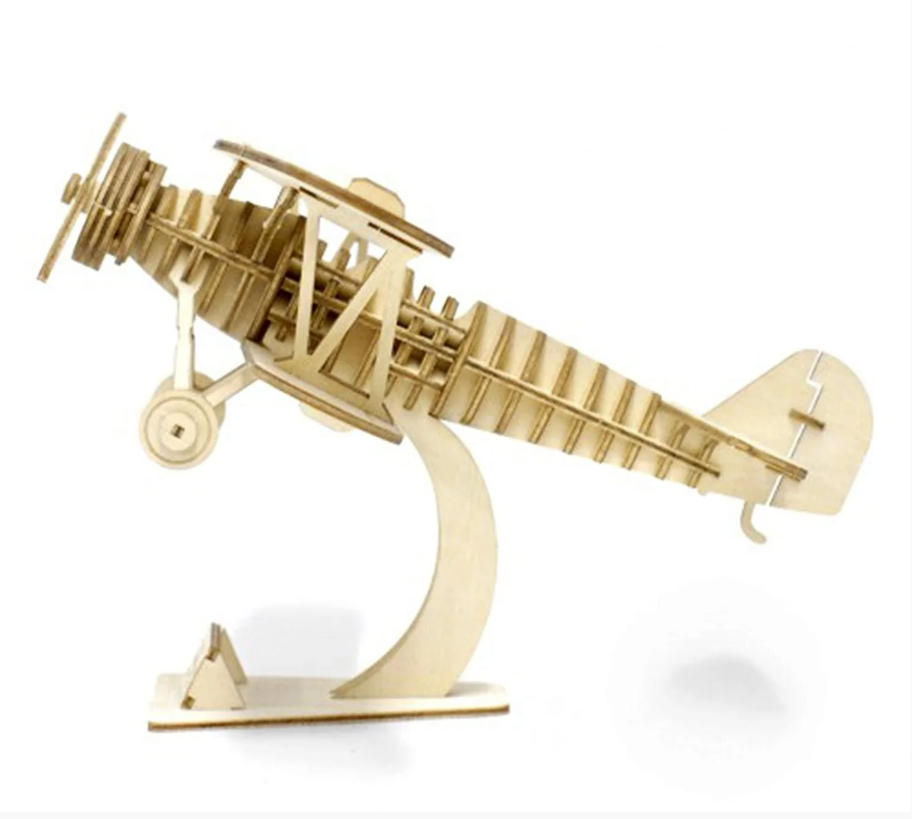 Biplane Wooden Puzzle by JIGZLE