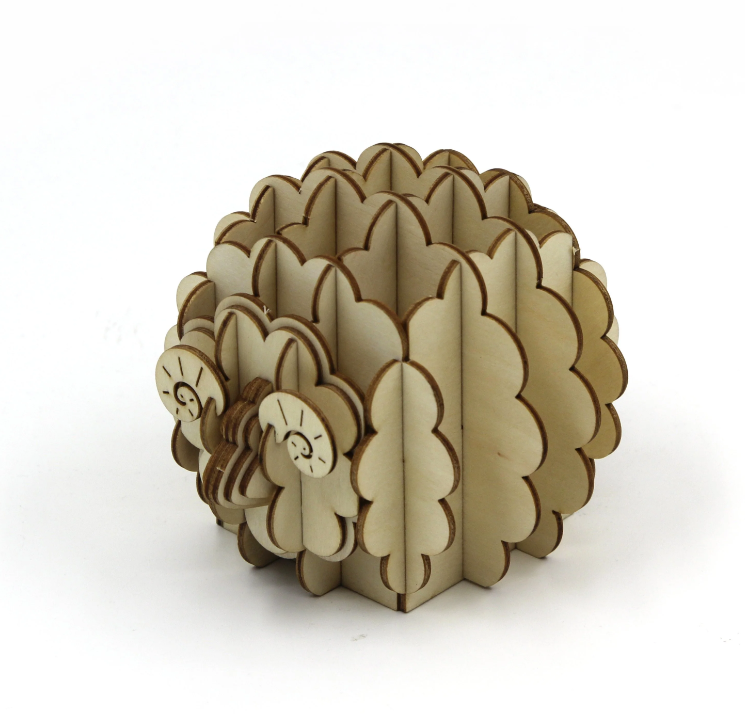 Sheep Pen Holder Wooden Puzzle by JIGZLE