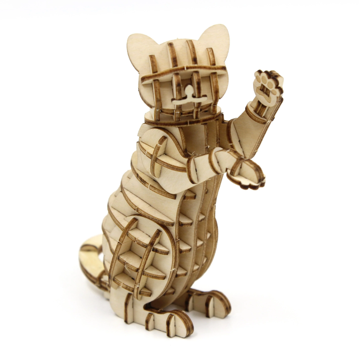 Standing Cat Wooden Puzzle by JIGZLE