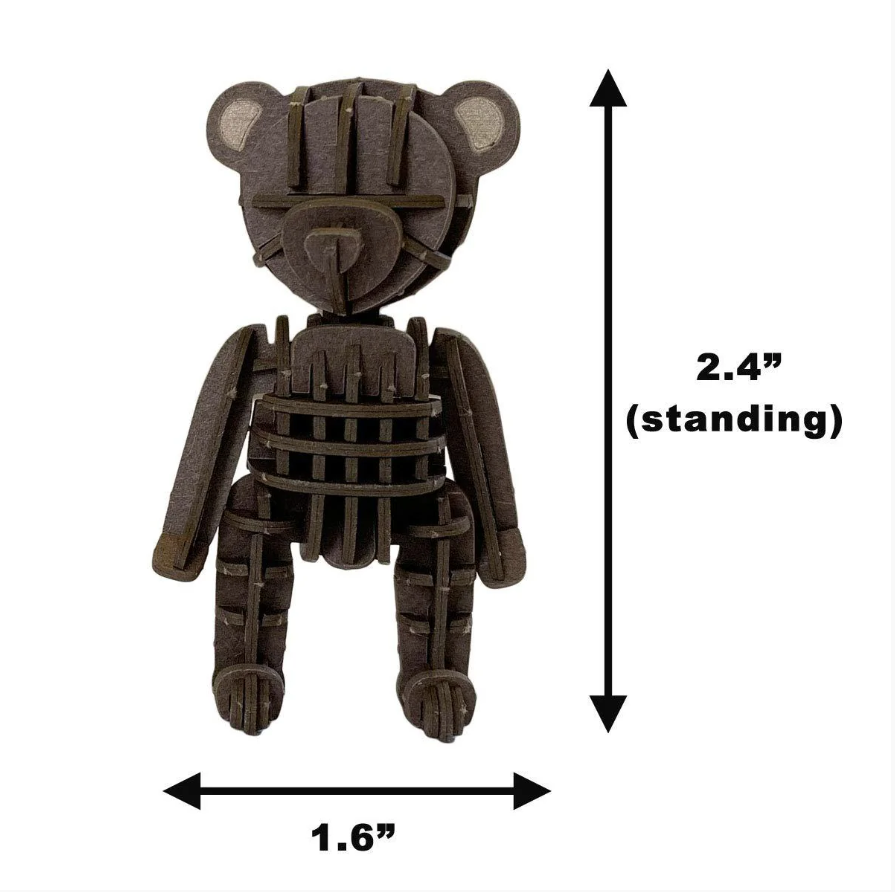 Teddy Bear Paper Puzzle by JIGZLE