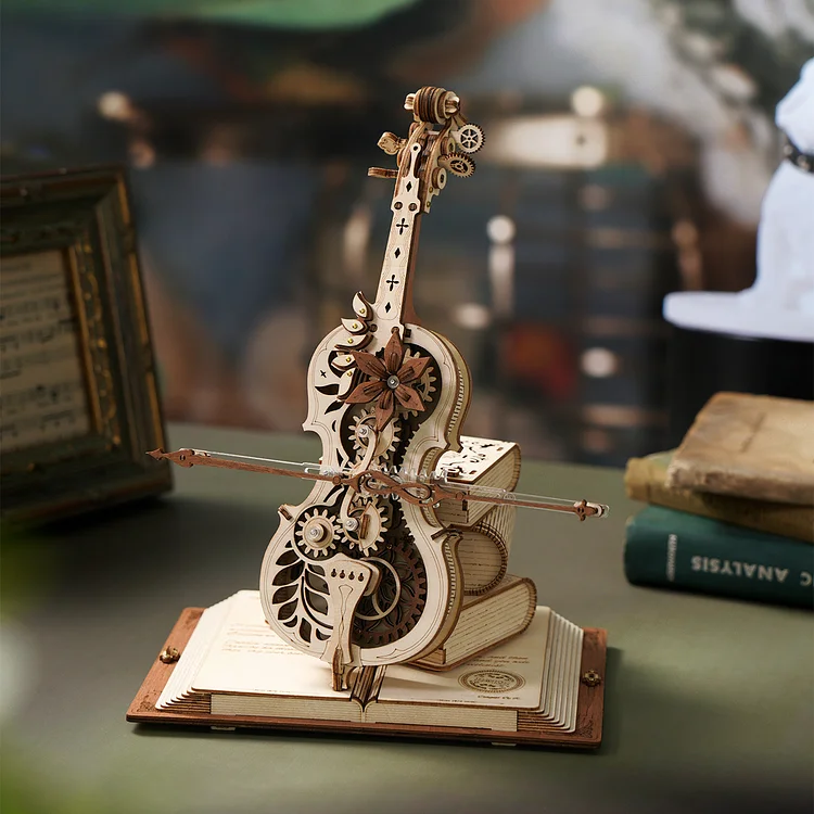 Magic Cello Mechanical Music Box