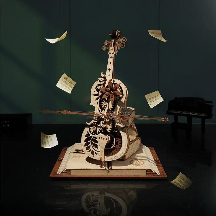 Magic Cello Mechanical Music Box