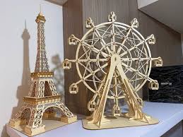 Eiffel Tower (Large) Wooden Puzzle By JIGZLE