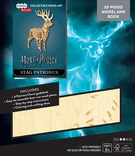 HarryPotter Stag Patronus 3D Wood Model