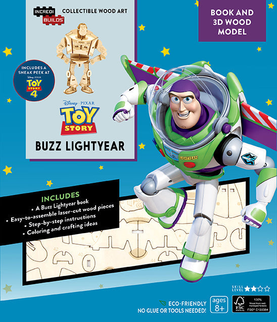 Toy Story Buzz Lightyear 3D Wood Model