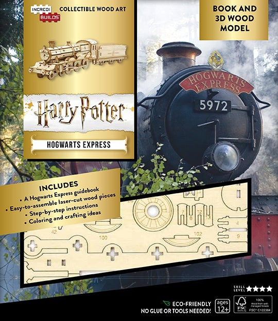 Harry Potter Hogwarts Express 3D Wood Model