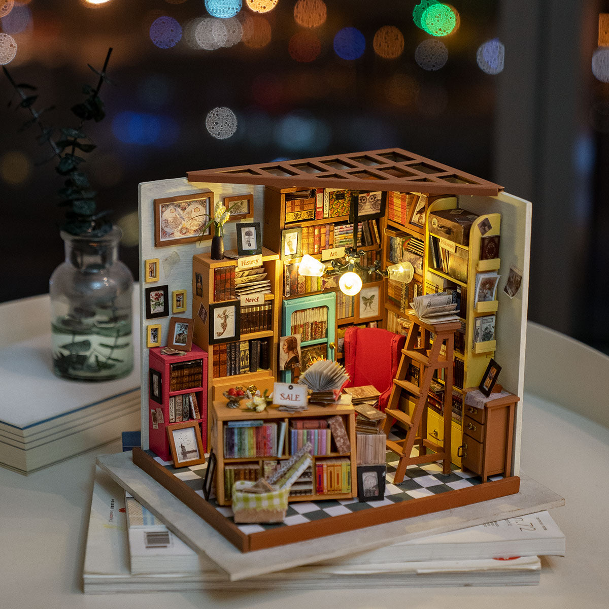 Sam’s Study-DIY Dollhouse