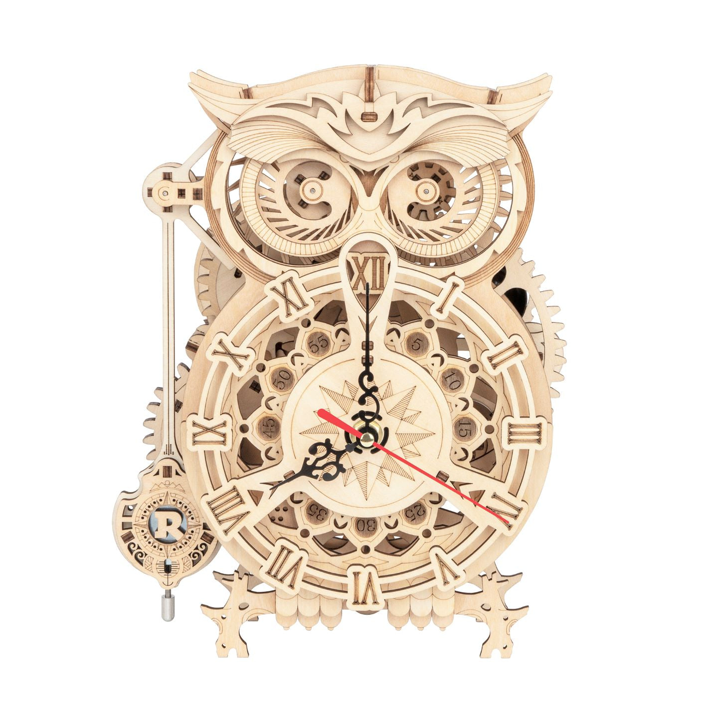 [ROKR] Owl Clock 3D Wooden Puzzle