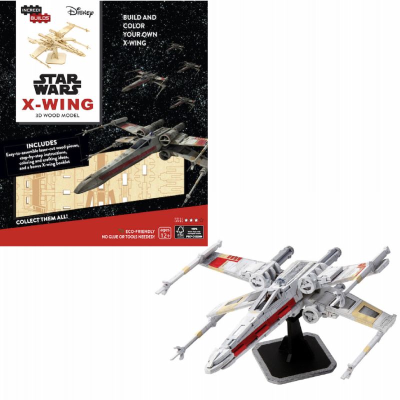 Star Wars X-Wing 3D Wood Model