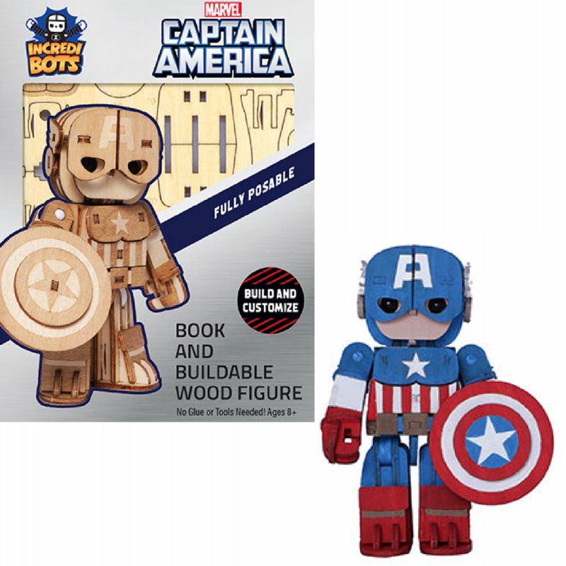 Marvel Avengers Captain America 3D Wood Model