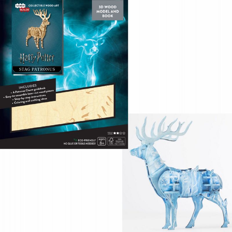 HarryPotter Stag Patronus 3D Wood Model