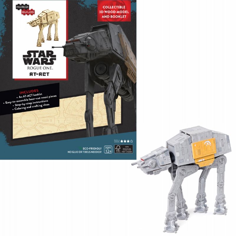 Star Wars AT-ACT 3D Wood Model