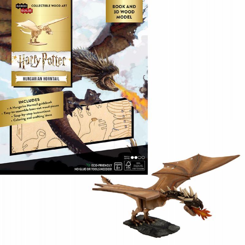 HarryPortter Hungarian Horntail 3D Wood Model